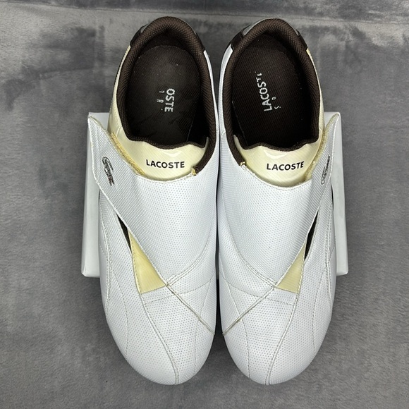 🔥🔥🔥Lacoste Leather Low Trainer Loafers Size: 12🔥🔥🔥 - Picture 6 of 10